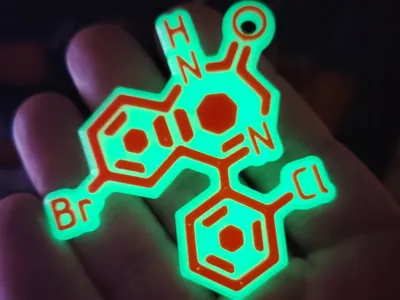 Benzodiazepine - Phenazepam - Key chain