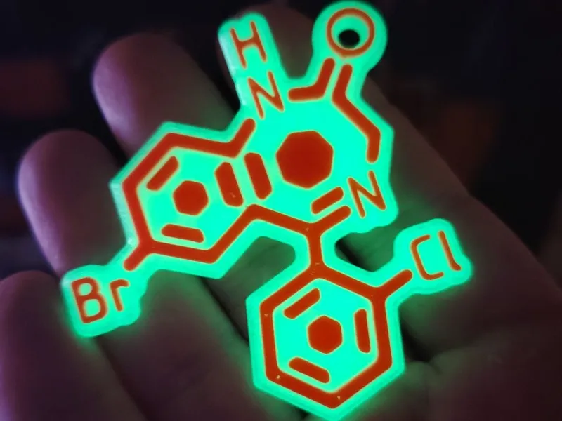 Benzodiazepine - Phenazepam - Key chain