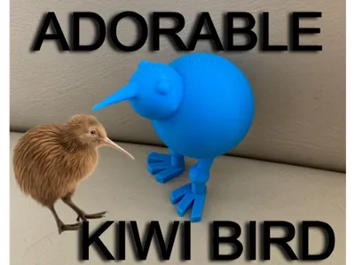 Adorable Mini Kiwi Bird 