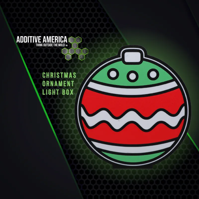 Christmas Bulb Light Box