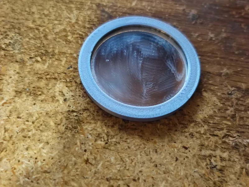 2 inch round mirror frame