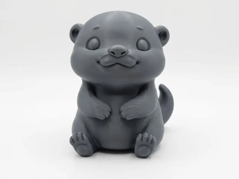 Cute sitting Otter