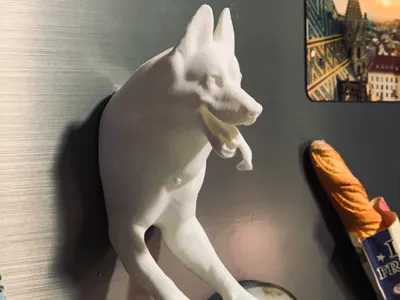 Husky fridge magnet