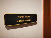 your office wall sign - RIGHT TO LEFT