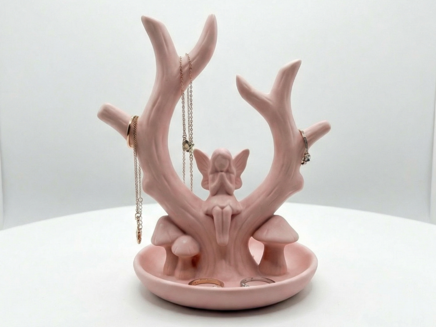 Fairy Mushroom Jewelry Display Stand Holder