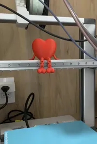 Fuzzy Skin in Heart 0.16mm layer, 2 walls, 10% infill