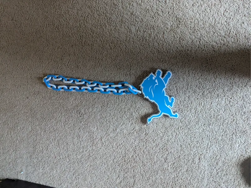 Detroit lions hype chain