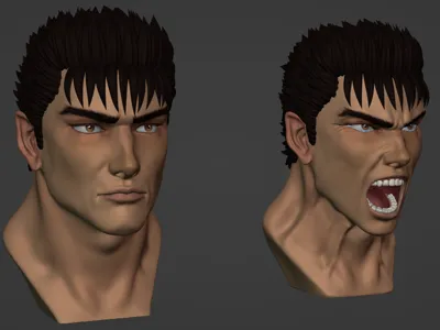 Guts Berserk Bust 