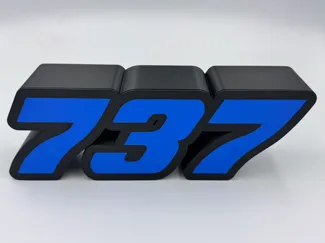 LightBox - Boeing 737 Logo