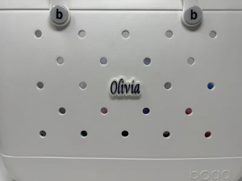 Bogg Bag Name Charm (Olivia)