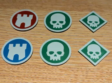 Modelo para impresión 3D: 11th Edition Objective Markers — vista de referencia 3