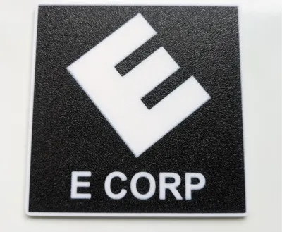 E Corp coaster - Mr. Robot