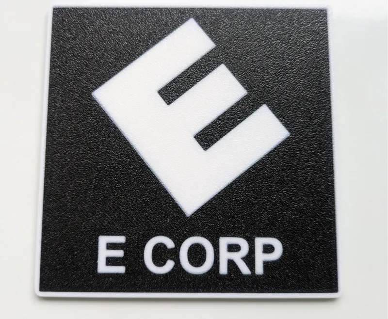 E Corp coaster - Mr. Robot