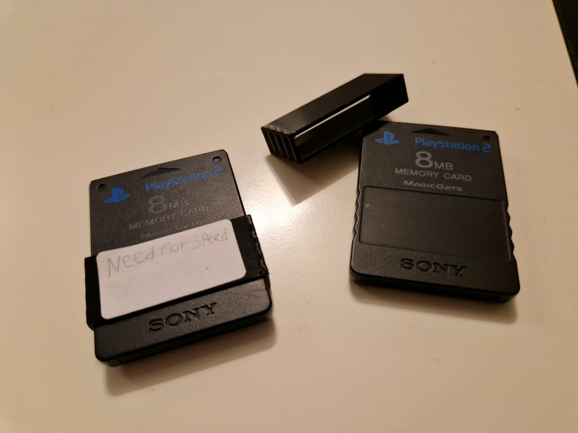 (TPU) PS2 MEMORY CARD LABEL HOLDER