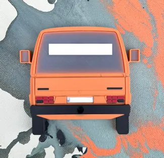 VW T3 Bus Rear