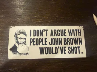 John Brown Placard