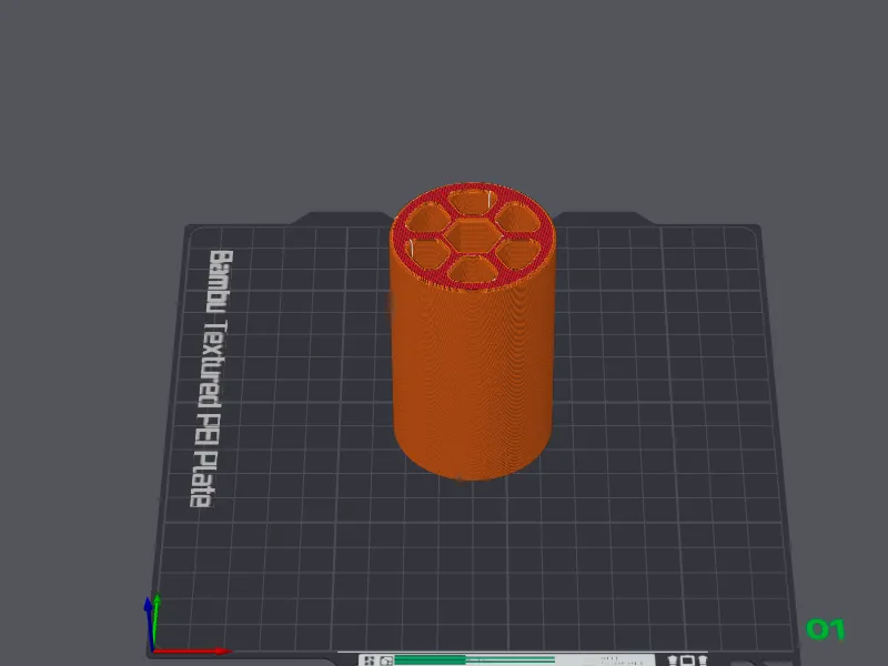 Hex Shaft Support