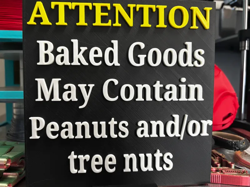 Baked Goods Sign