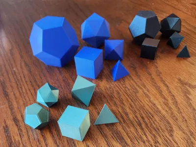 Platonic Solids Remix