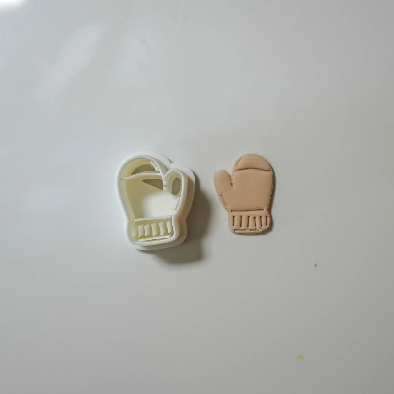 Mitten Polymer Clay Cutter Earrings Necklaces view 3