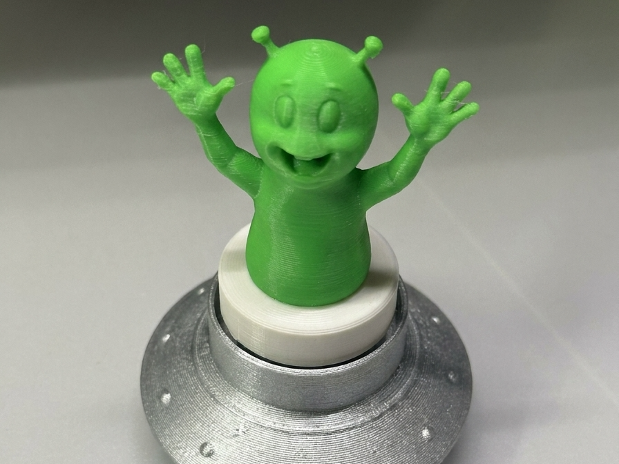 UFO飞碟解压按键玩具 机械轴体 | 无需AMS 可换键帽 