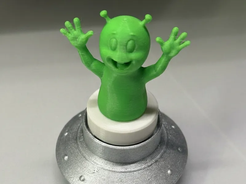 UFO飞碟解压按键玩具 机械轴体 | 无需AMS 可换键帽 