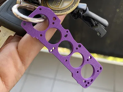 Volvo 850 V70 S70 S80 D5252T Head Gasket Keychain