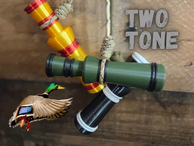 The TwoTone Duck Call (100% 3D Printed)