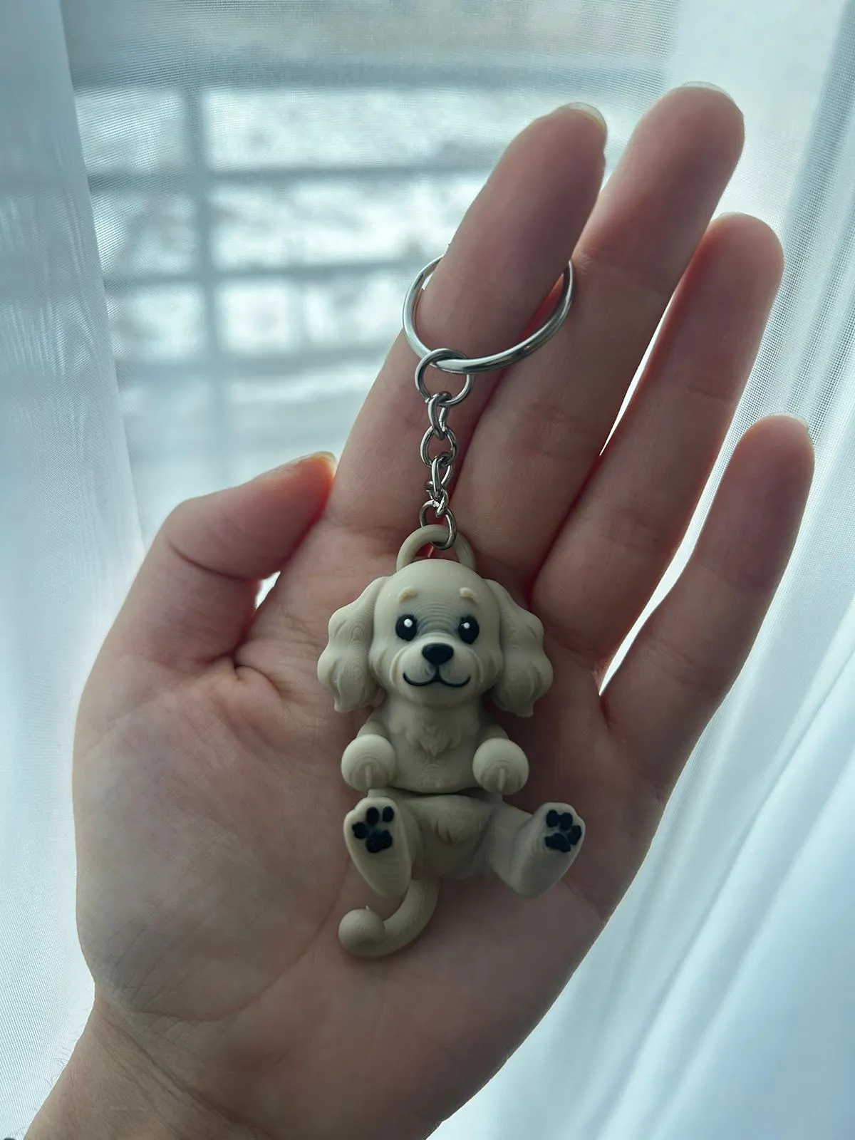 Cocker Spaniel Keychain – Articulated Flexi Dog view 4
