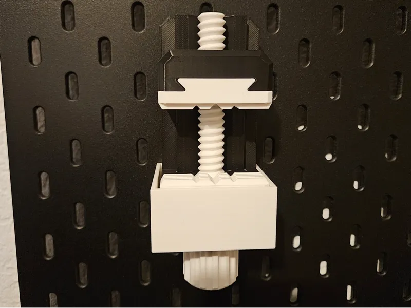 IKEA Skadis Halterung Mini-Schraubstock