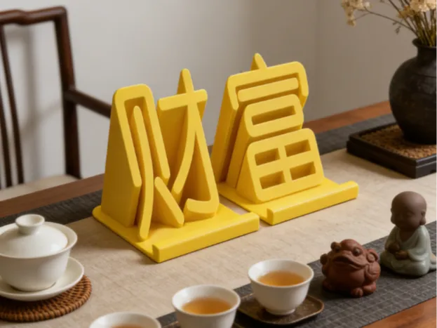 财富手机支架 桌面摆件 两个手机必备 稳定两个一起平板支架