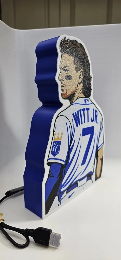 Light Box Jr Bobby Witt Jr Lightbox by animuL67 MakerWorld: Download Free 3D Models