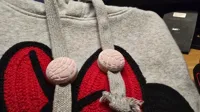 Perle de cordon à capuche façon concha — photo 3