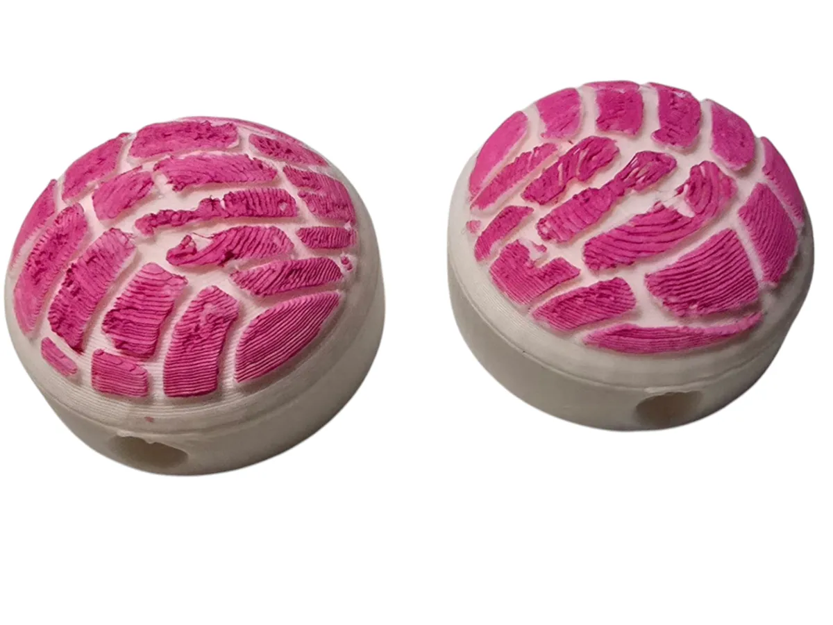 Perle de cordon à capuche façon concha