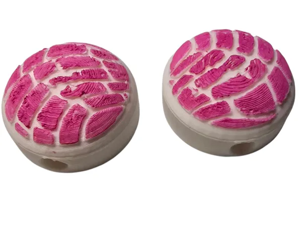 Perle de cordon à capuche façon concha