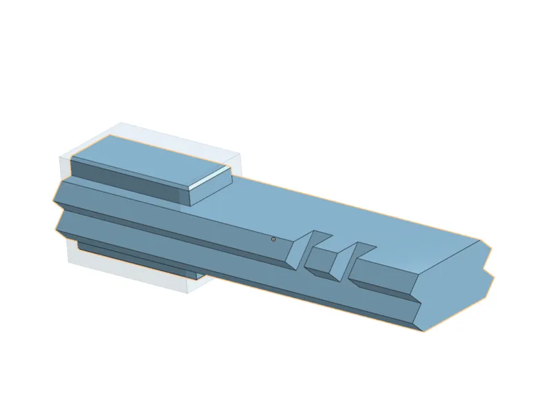picatinny coupler for Garaysar Fear 105 magazines
