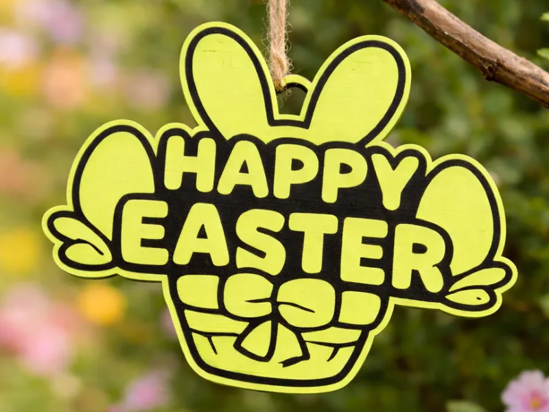 Happy Easter Oster Anhänger
