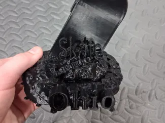 Skate Ohio Logo Statue