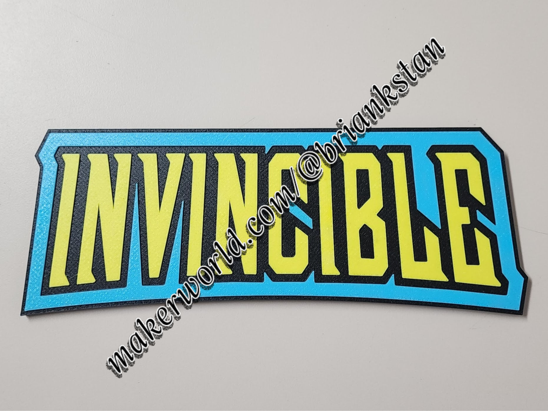 Invincible Logo Wall Art