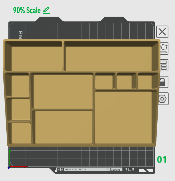 Miniatura 2 do modelo 3D Makeup Organizer