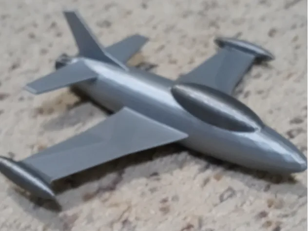 low-poly Stunt Jet