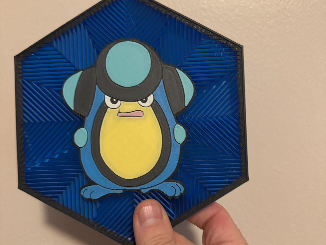 #536 Palpitoad Hex Wall Art