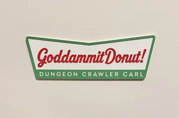 Letrero o emblema decorativo: Goddammit Donut! – DCC Donut Shop Sign — vista de referencia 5