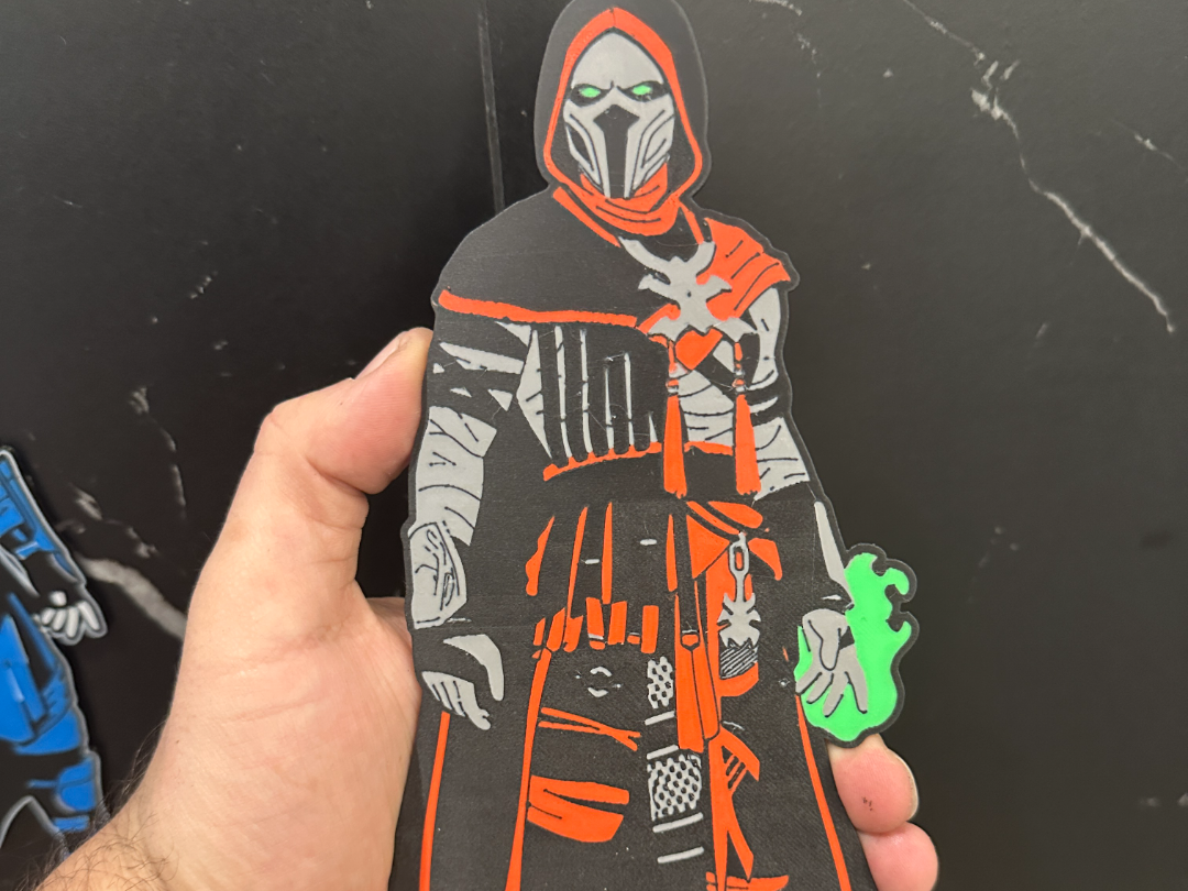 Ermac 2D art (not a HueForge)