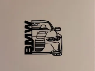 BMW M4 CSL wallart