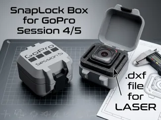 SnapLock per GoPro Session 4/5 safety box