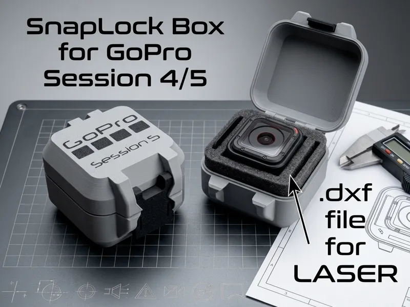 SnapLock per GoPro Session 4/5 safety box