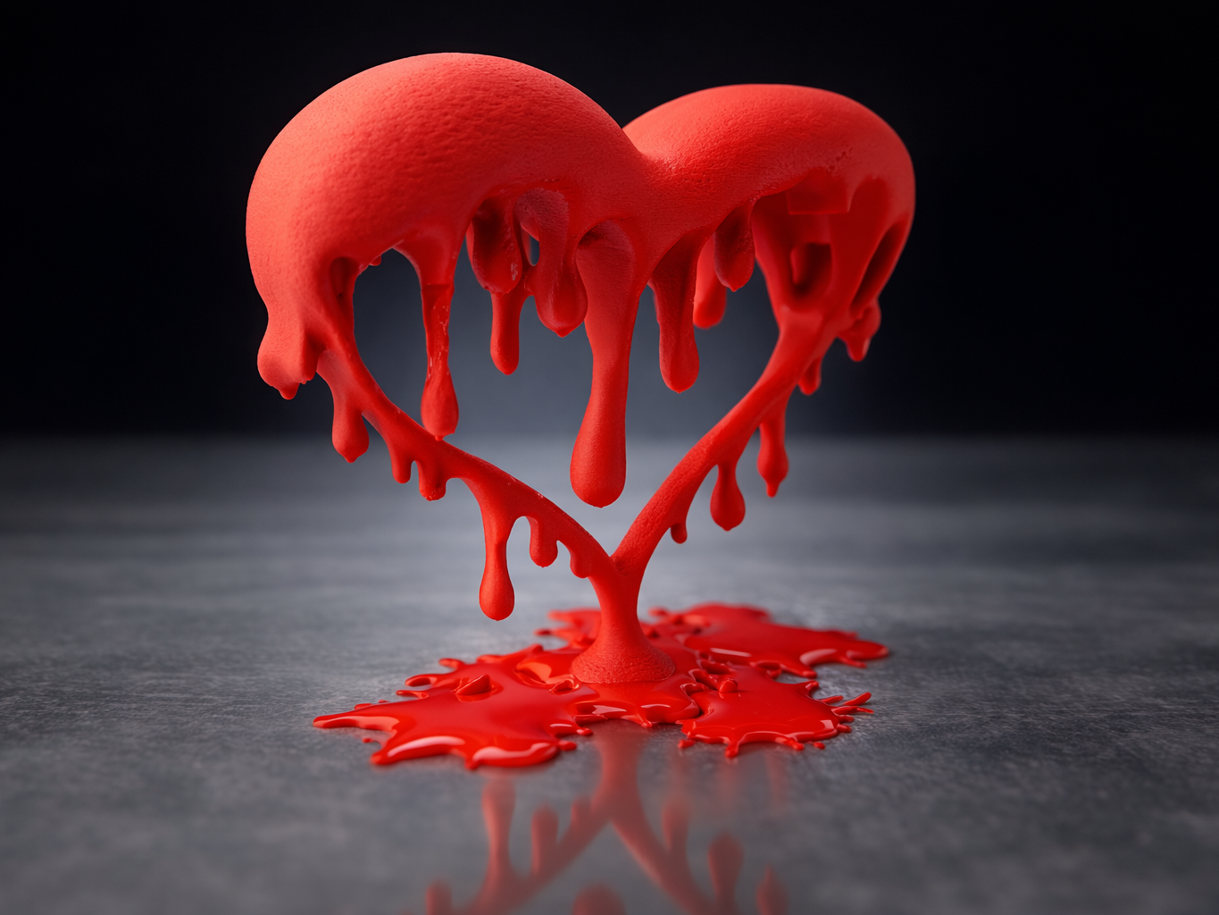 Melting Love Heart Decor