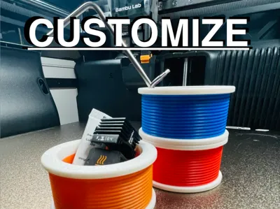 NO AMS Filament Holder Organizer (CUSTOMIZE IT!!!)