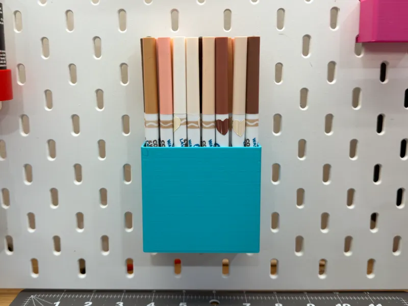 Ikea Skadis Marker Holder: 24 skinny or 10 click